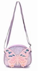 Sparkle Sisters Butterfly Purse- Pink, Silver or Lavender