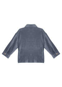 Beckett and Bear Cornflower Blue Corduroy Long Sleeve Button Down Shirt