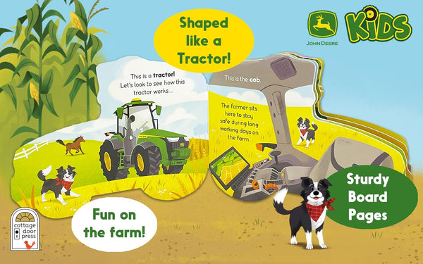 John Deere How Tractors Work - Children's Shaped Board Book for Little Farmers and Tractor Lovers (John Deere Kids)