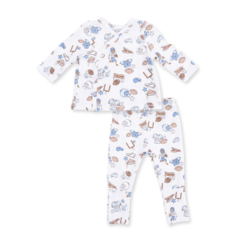 Angel Dear Football Nursery Take Me Home Set with Convertible Pant