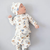 Angel Dear Football Nursery Take Me Home Set with Convertible Pant