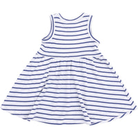 Angel Dear Stripe Vintage Blue Tank Dress