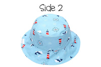 FlapJackKids - Kids UPF50+ Patterned Sun Hat - Nautical