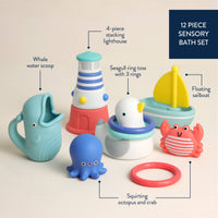 Itzy Ritzy - Seaside Splash Gift Set™ Bath + Water Toy