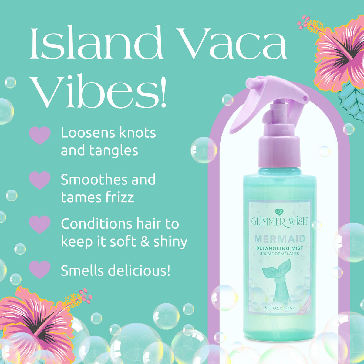 Glimmer Wish - Mermaid Hair Detangling Mist