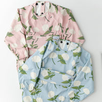 Calla & Friends - The Grayson Long Sleeve Bib - Hydrangeas