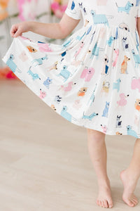 Mila & Rose Puppy Pals Pocket Twirl Dress