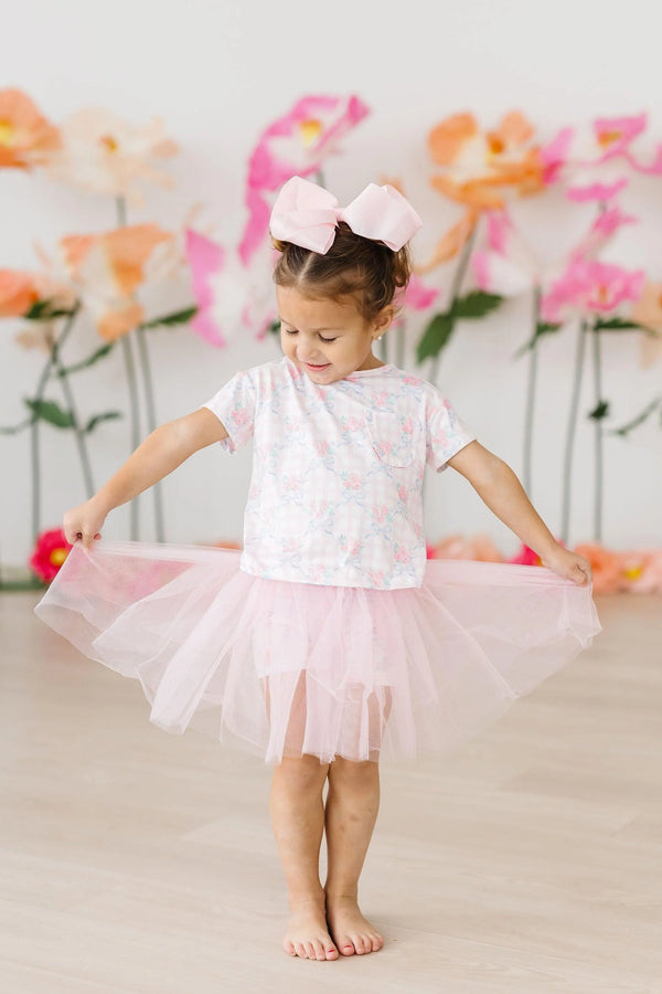 Mila & Rose Ribbons and Roses Tutu Shorts