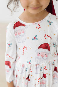 Mila & Rose Mistletoe Magic 3/4 Sleeve Pocket Twirl Dress