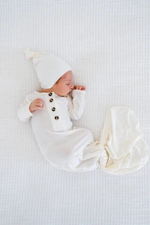 Lou Lou and Company Wren Ribbed Knotted Gown