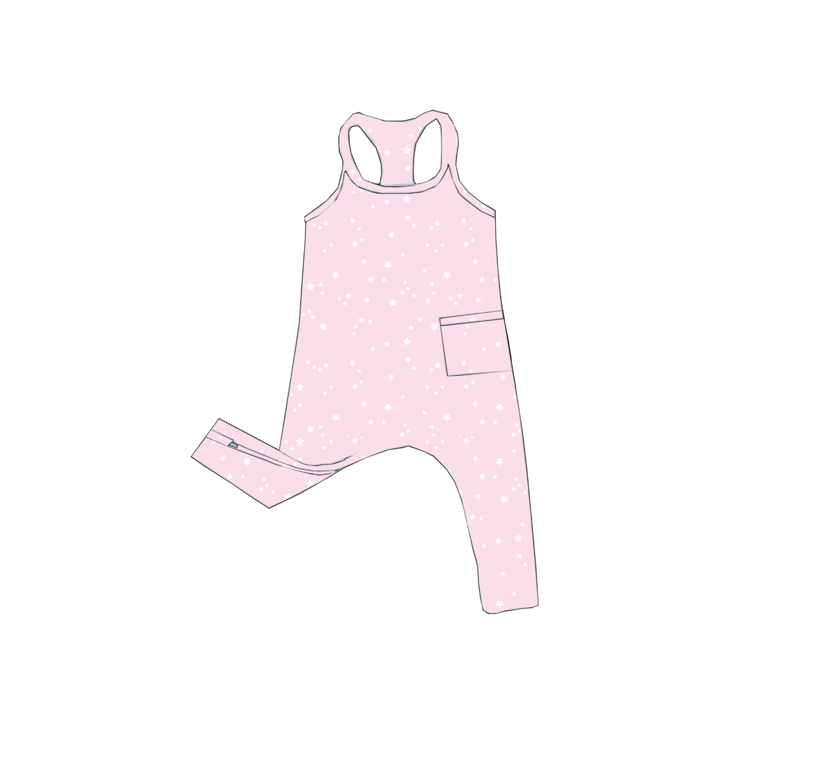 gunamuna - SS26 COTTON TANK ROMPER