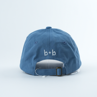 bug + bean kids - Silly Goose Embroidered Kids Cotton Dad Cap — Navy
