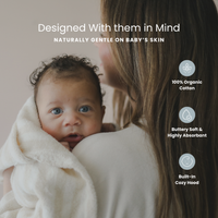 Snuggle Me Organic - Hooded Towel | Natural