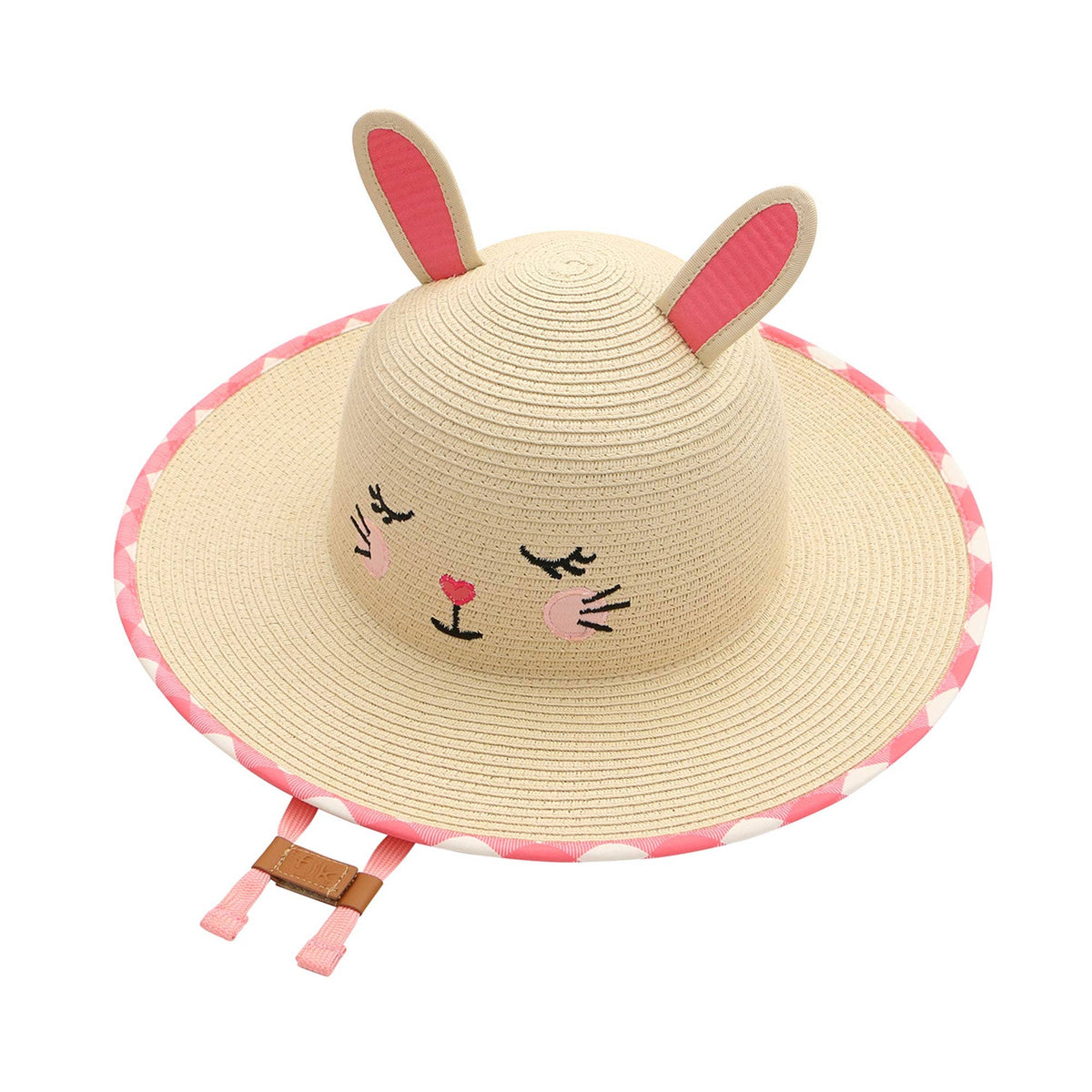 FlapJackKids - Kids' Lifeguard Straw Hat - Bunny