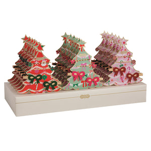 Mud Pie Holiday Bow Hair Clip Sets