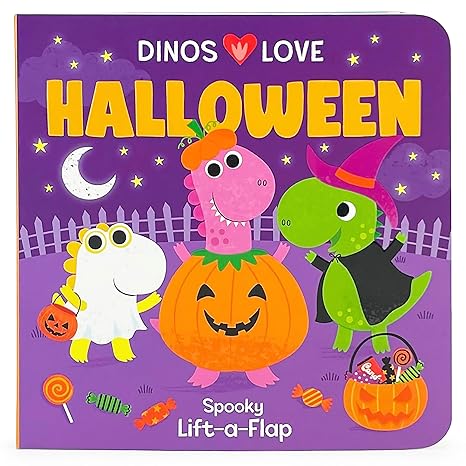 Dinos Love Halloween - Lift-a-Flap Board Book