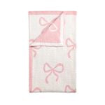 Mudpie Valentine Chenille Bow Blanket