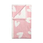 Mudpie Valentine Heart Chenille Blanket