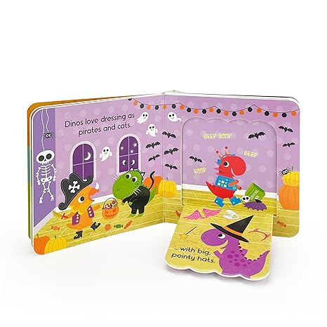 Dinos Love Halloween - Lift-a-Flap Board Book