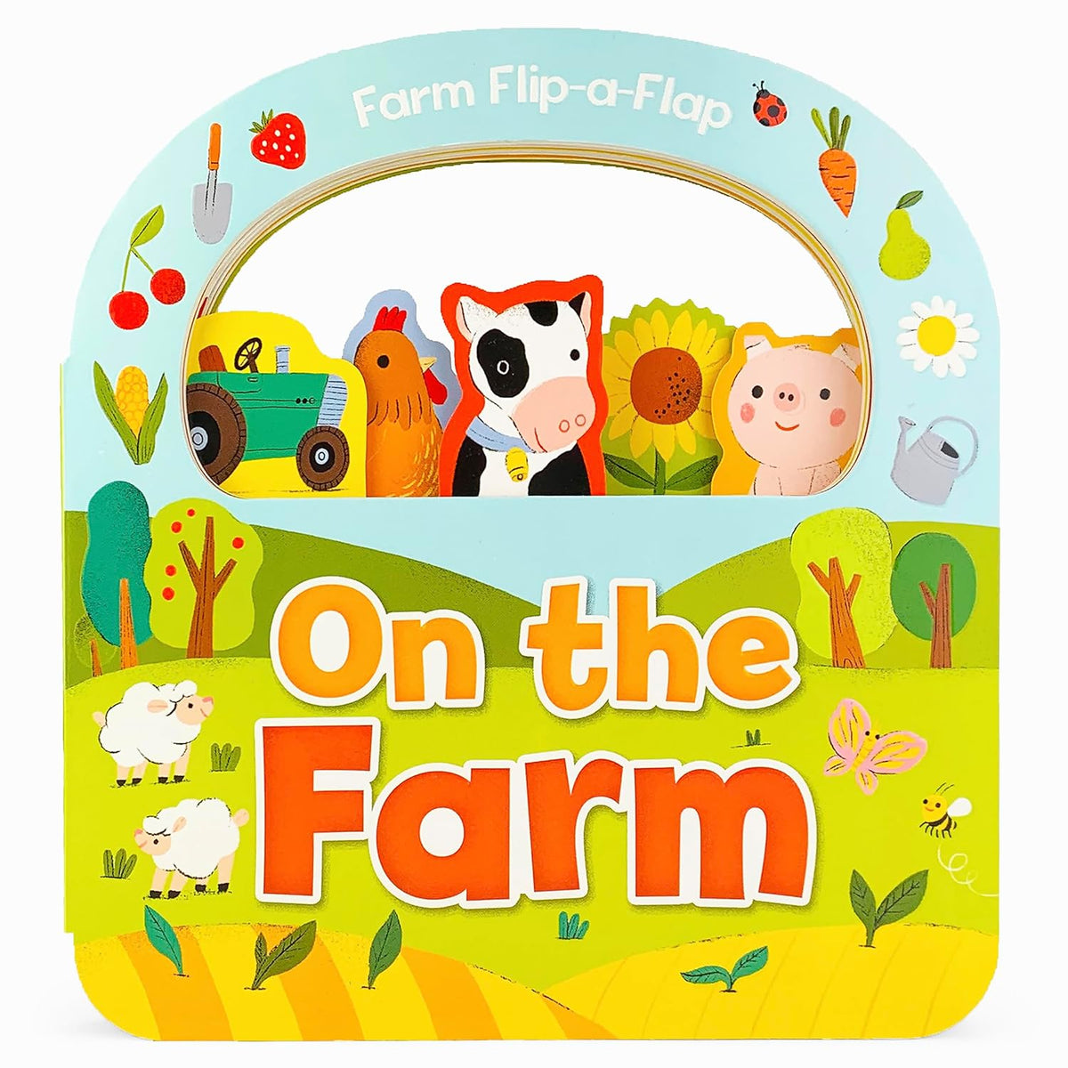 On the Farm Lift a Flap Board Book - Fun with Farm Animals and Lift-the-Flap Surprises for Toddlers (Flip-a-Flap)
