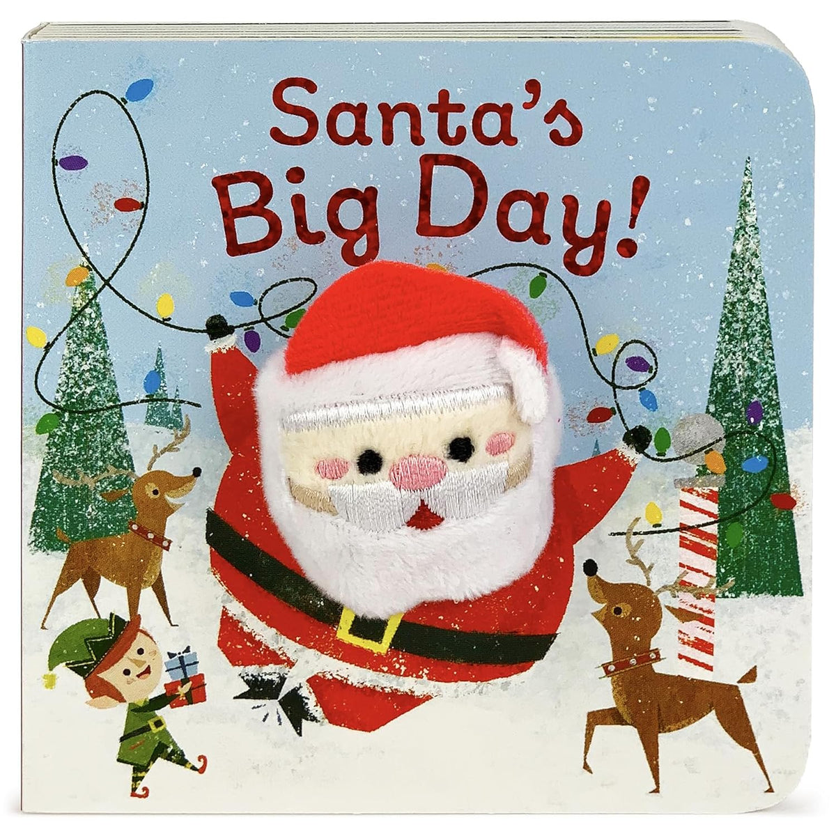 Santa's Big Day by Cottage Door Press- A wiggle Puppet Book