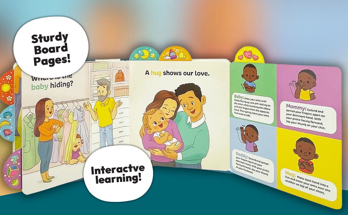 Cottage Door Press - Ready to Sign: Baby Signs Sign Language Board Book