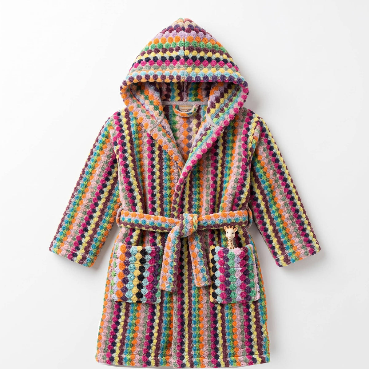 Kalkedon Towels - Pom Pom Bathrobe for Kids