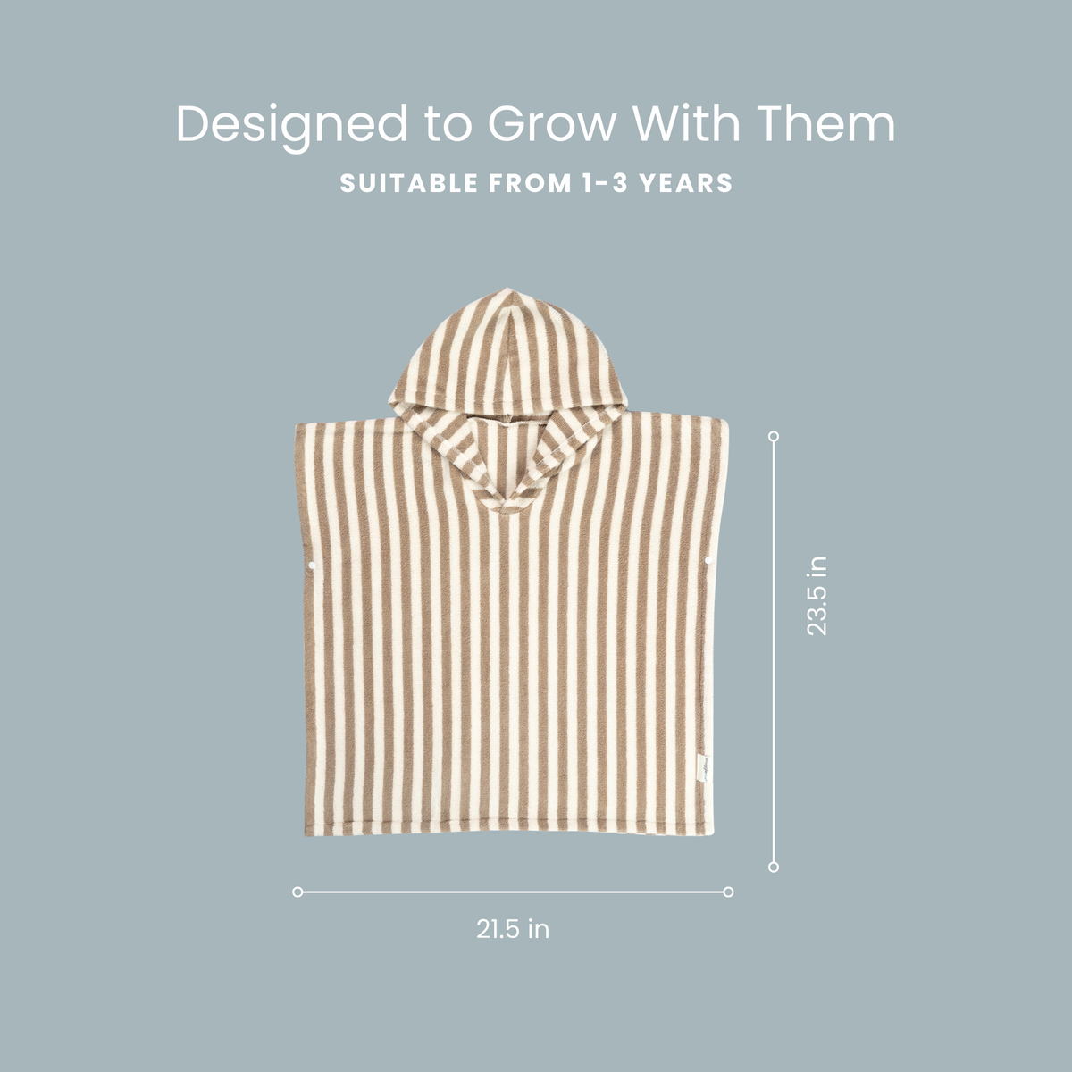 Snuggle Me Organic - Poncho Towel | Birch