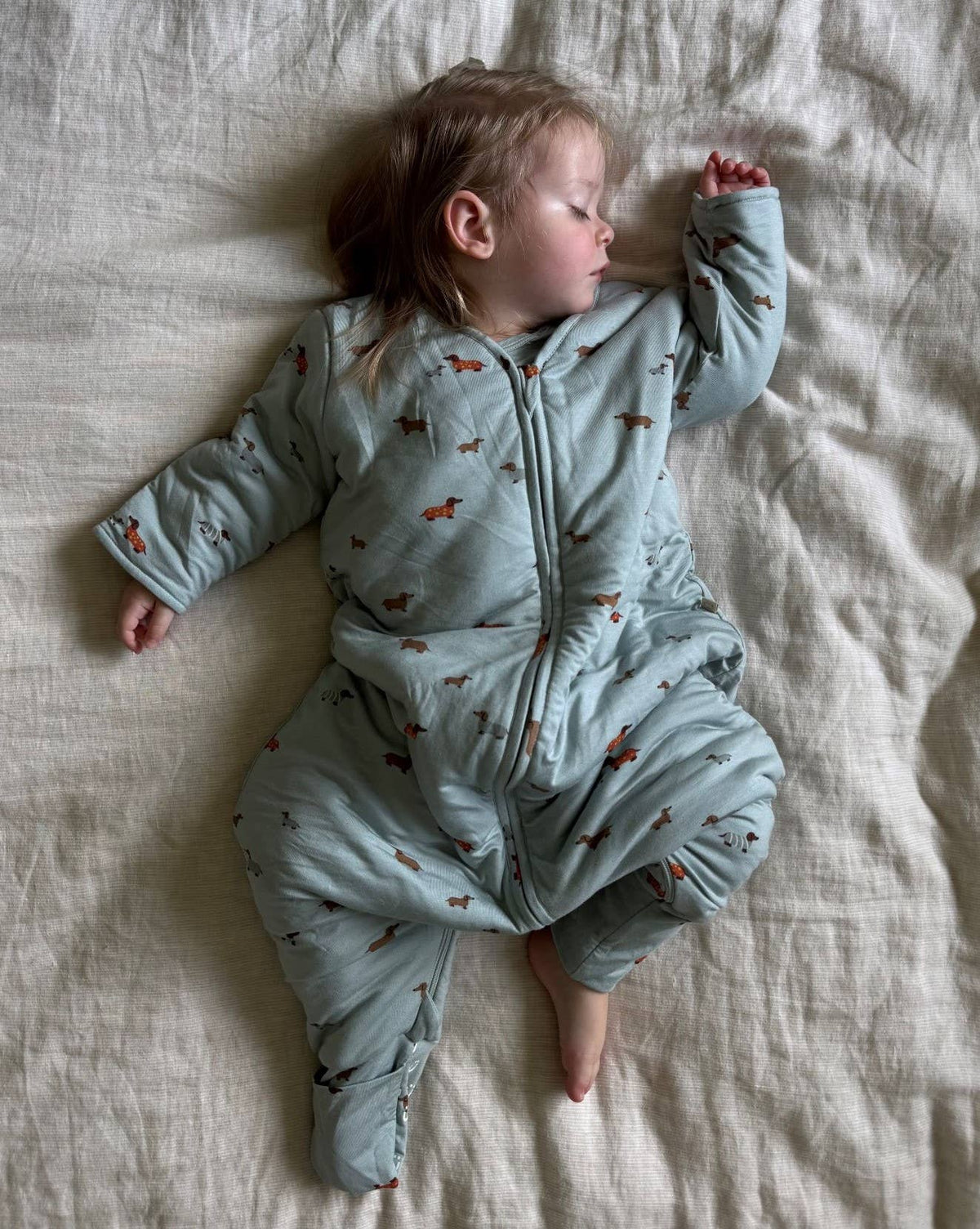 gunamuna - SS26 LONG SLEEVE FOOTIE SLEEP BAG