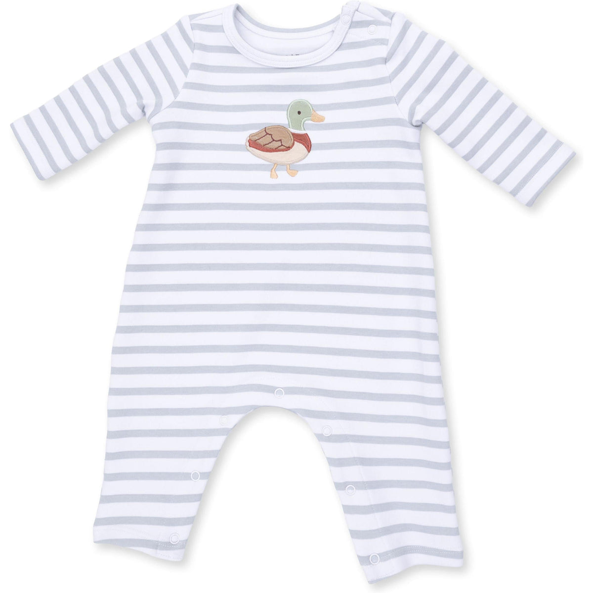 Angel Dear Mama Mallard Long Sleeve Snap Shoulder Romper