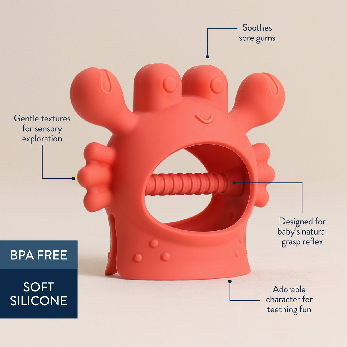 Itzy Ritzy - *NEW* Crab Bitzy Grip™