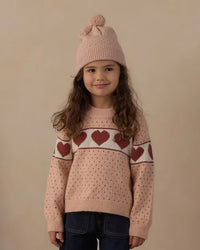 Rylee + Cru Reagan Sweater- Hearts