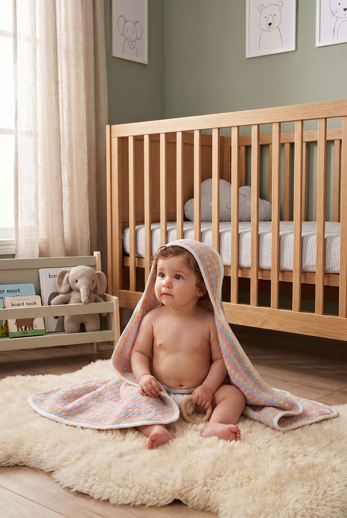 Kalkedon Towels - Handwoven Baby Swaddle Blanket | Super Soft New Born Blanket