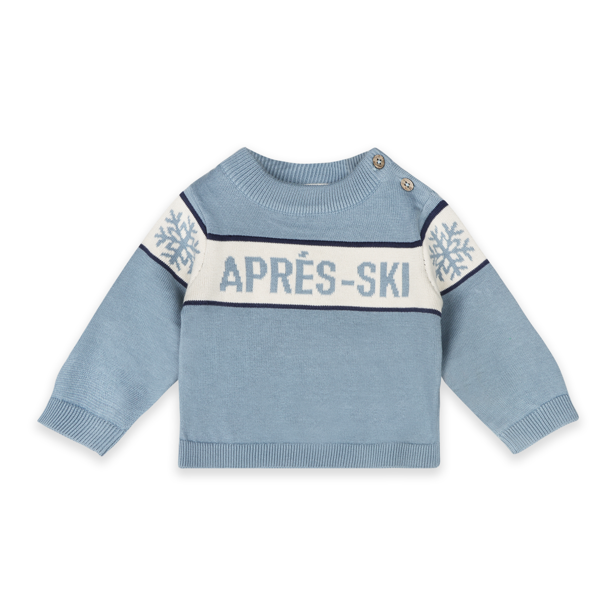 Viverano Organics - Apres Ski Baby Knit Wordy Pullover (Organic Cotton)