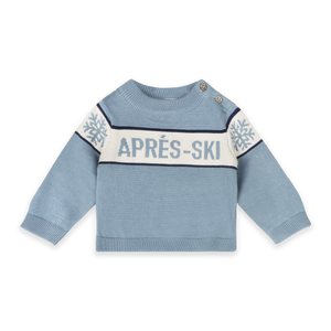Viverano Organics - Apres Ski Baby Knit Wordy Pullover (Organic Cotton)