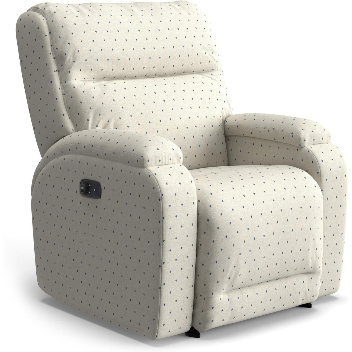 Storytime Maverly Power Cozzia Swivel Glide Recliner with Heat & Massage