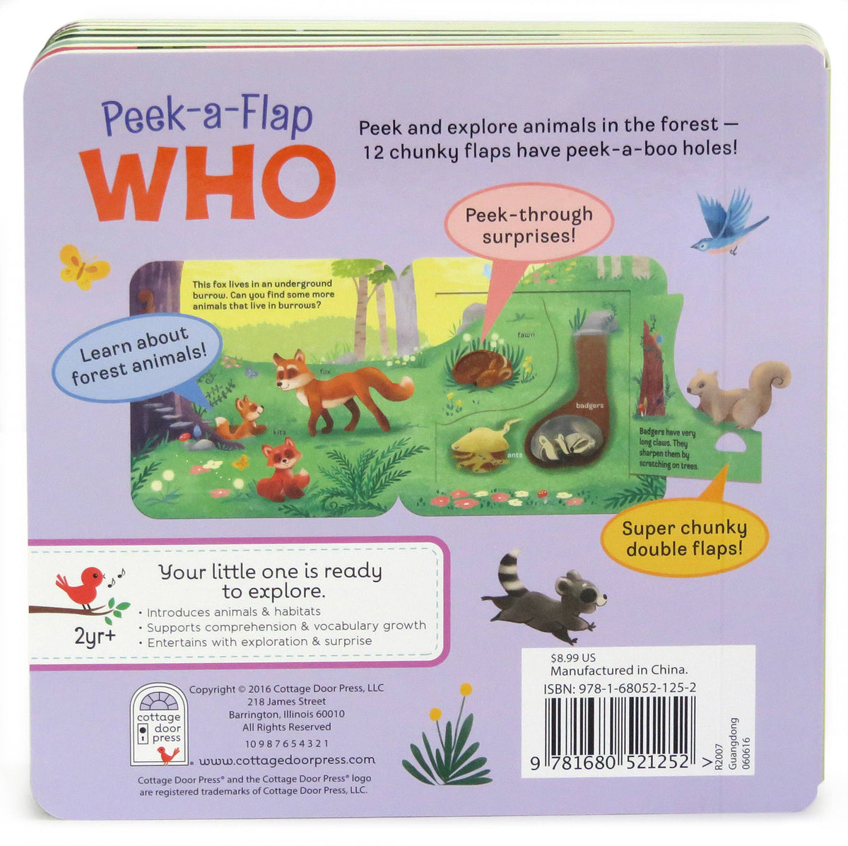 Cottage Door Press - Who Interactive Lift a Flap Board Book
