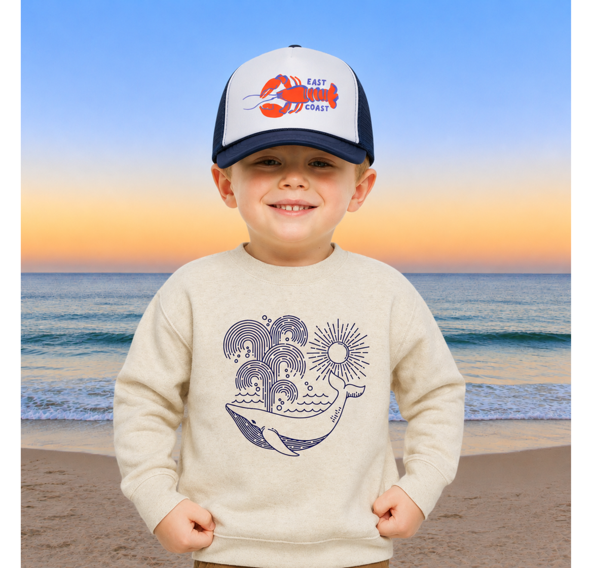 Spruce Seed - Kids Trucker Hat- East Coast Lobster Trucker Hat