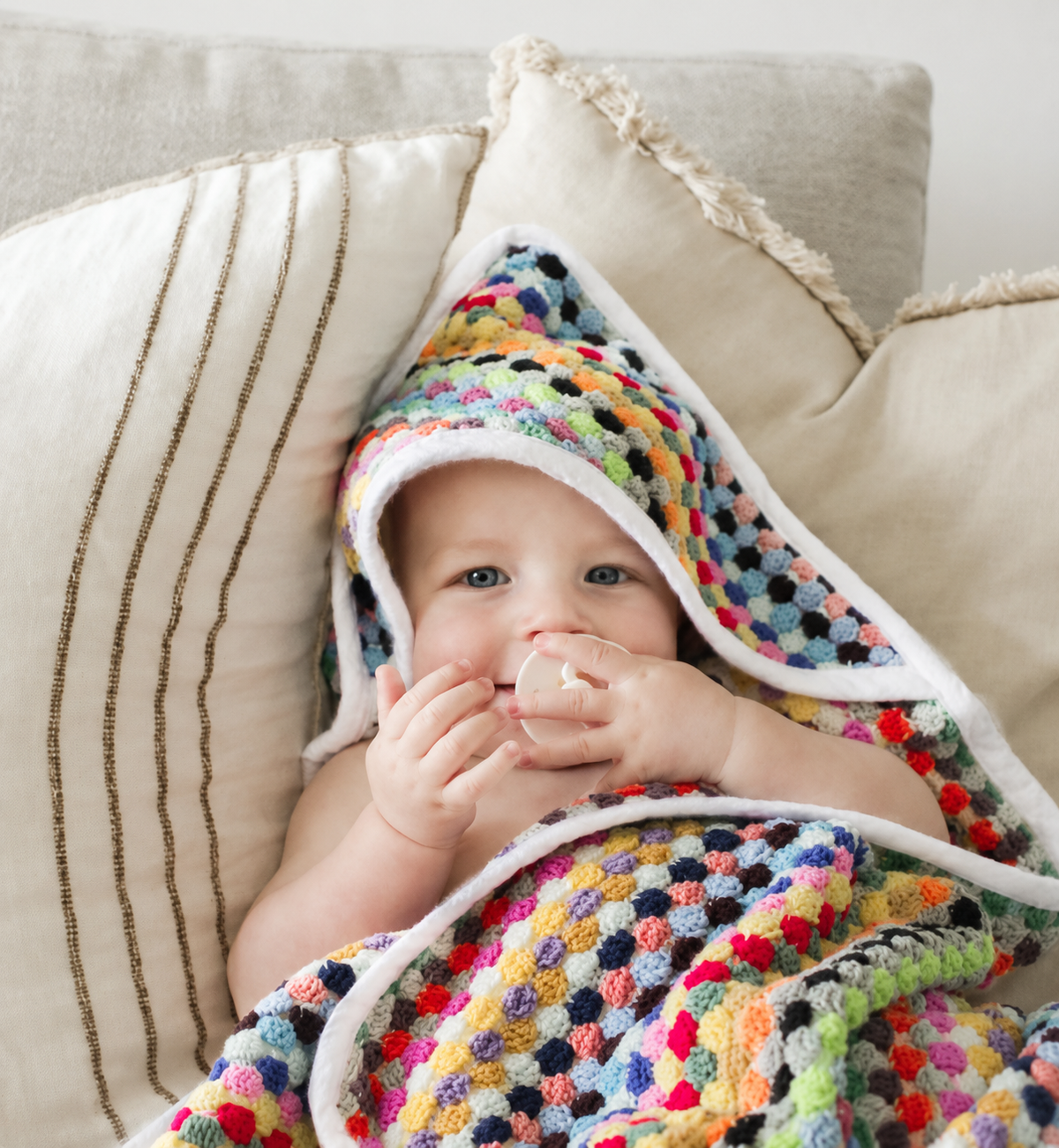 Kalkedon Towels - Handwoven Baby Swaddle Blanket | Super Soft New Born Blanket