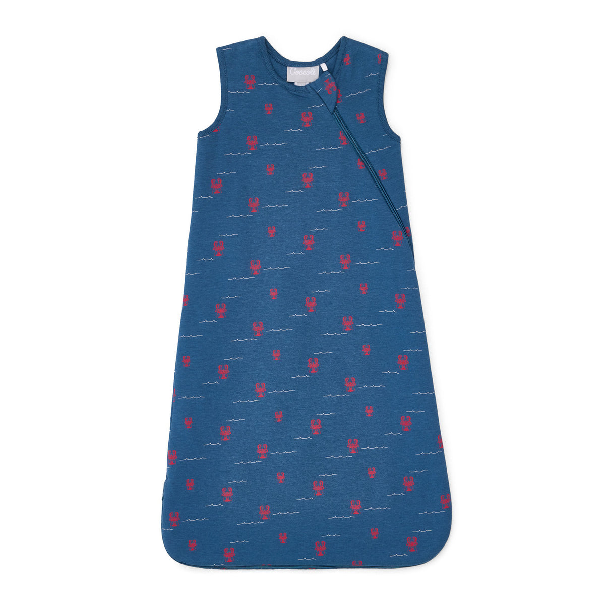 Coccoli Infant Modal Sleepsack 0.5 Togs- Lobsters on Navy