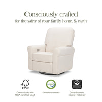 Monogram by Namesake Monroe Power Recliner & Swivel Glider