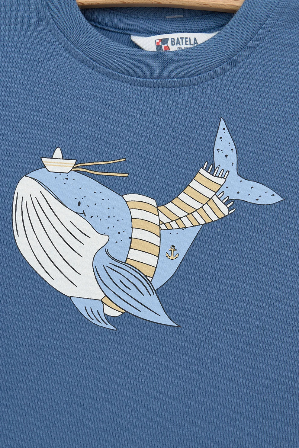 Batela Long Sleeve Whale T-Shirt