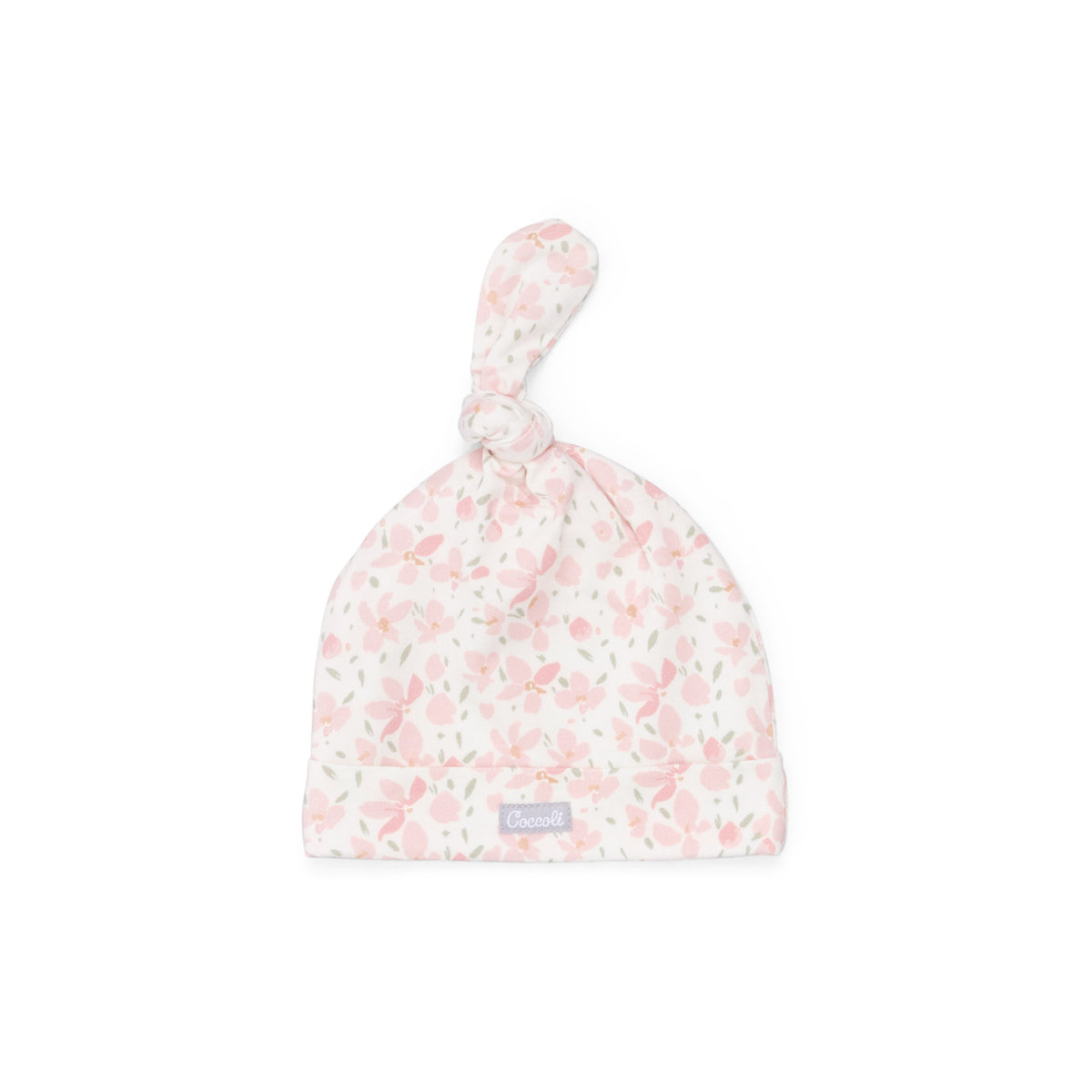 Coccoli Infant Modal Cap- Florals on Cream