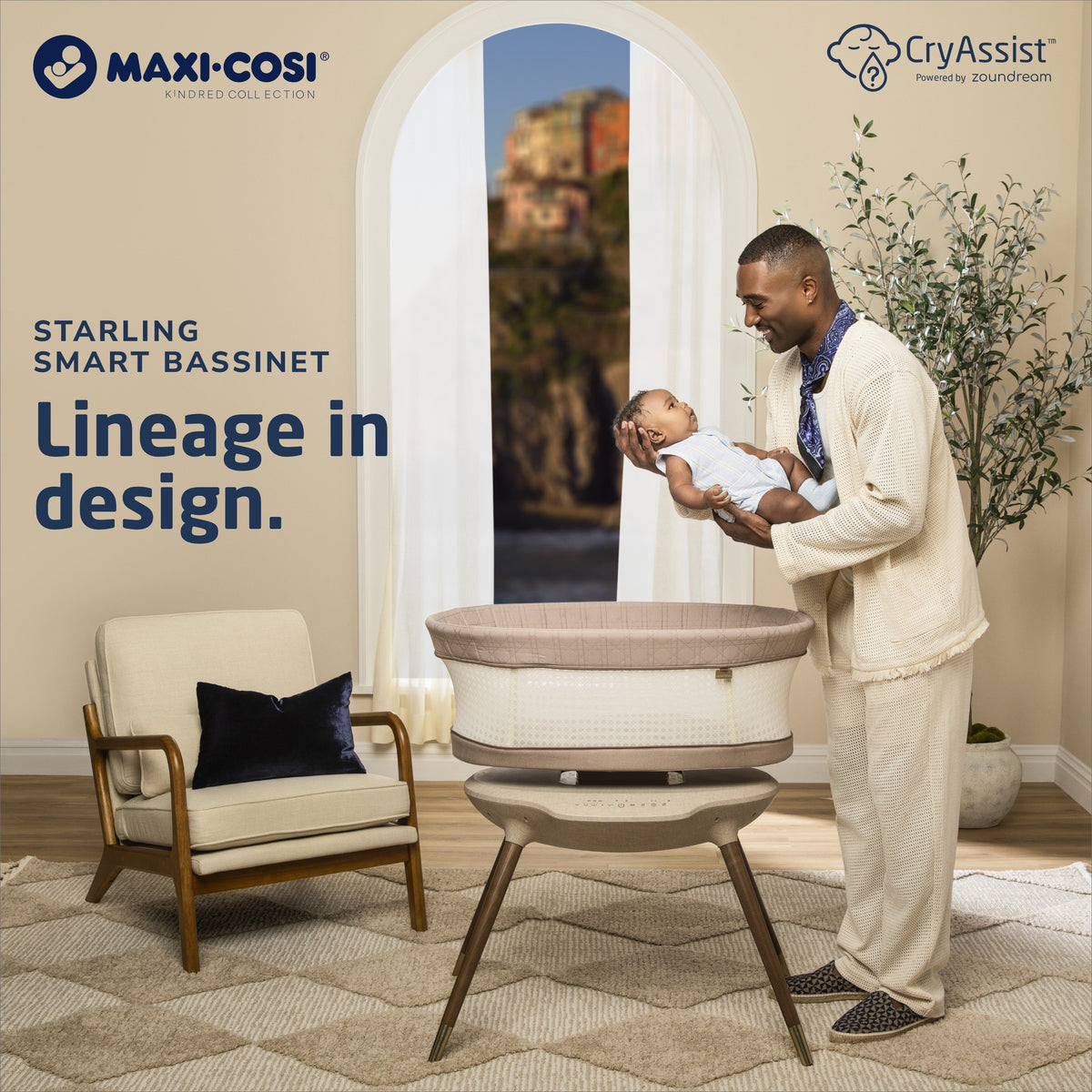 Maxi-Cosi Kindred Starling Smart Bassinet