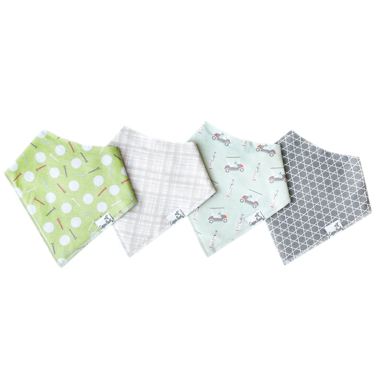 Copper Pearl Baby Bandana Bibs