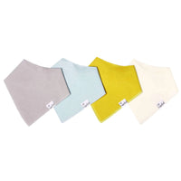 Copper Pearl 4 Pack Baby Bandana Bibs