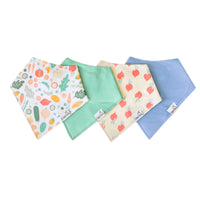 Copper Pearl 4 Pack Baby Bandana Bibs