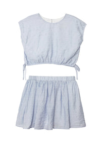 mabel + honey Girlypop Two Piece Set Blue