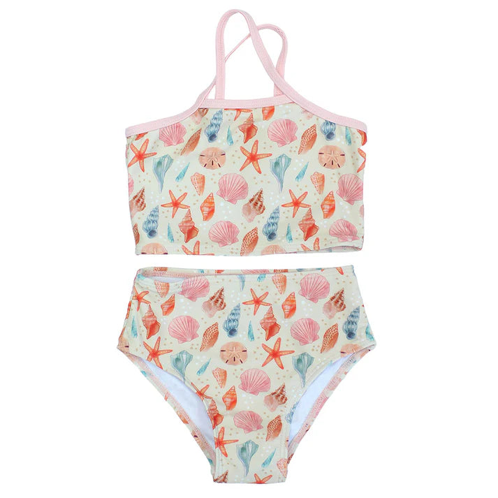 Emerson and Friends Sandy Seashells Bikini Girls Swimsuit