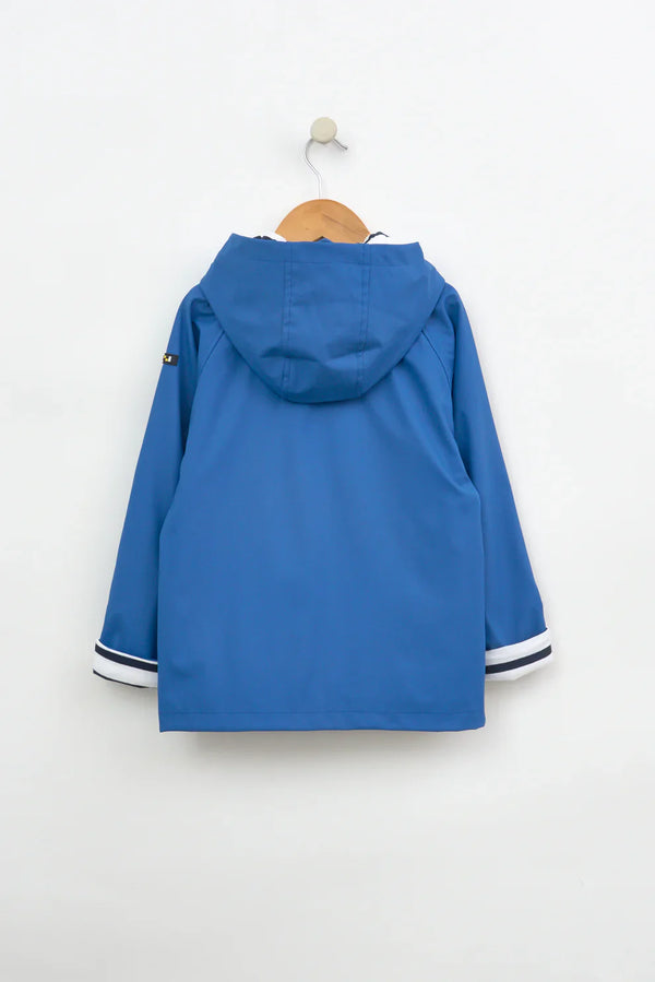 Batela Raincoat with Cotton Lining - Blue
